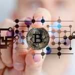 Bitcoin munten representeren digitale valuta voor het kopen van bitcoins online