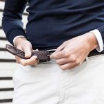 Highbuckle riem zonder gaatjes met modern ratchetsysteem voor perfecte pasvorm en comfort